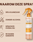 Waarom deze spray - 99% kojinezuur, zonder alcohol, spraykop, 90 dagen garantie