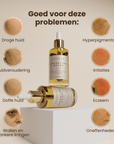 Rozen gezichtsolie tegen eczeem, irritaties en roodheid | 1+1 gratis - VelveuxNL - 8720865759302 - Vegan en Natuurlijke skincare routine's