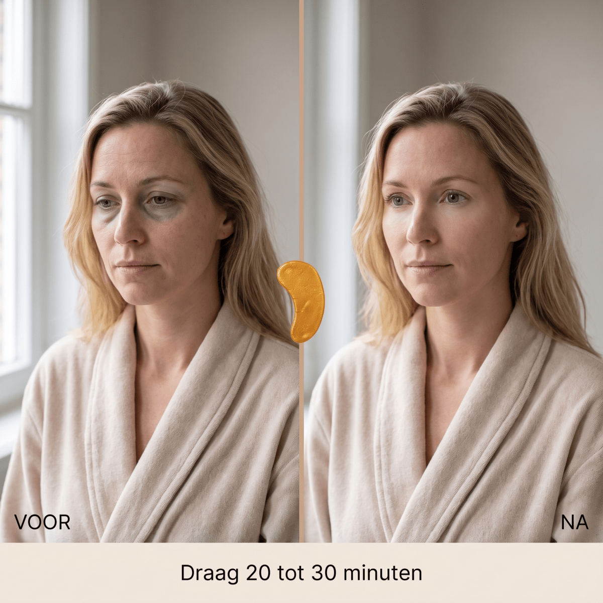 Golden eyes - Collageen oogmaskers - VelveuxNL - 8720256752028 - Vegan en Natuurlijke skincare routine's