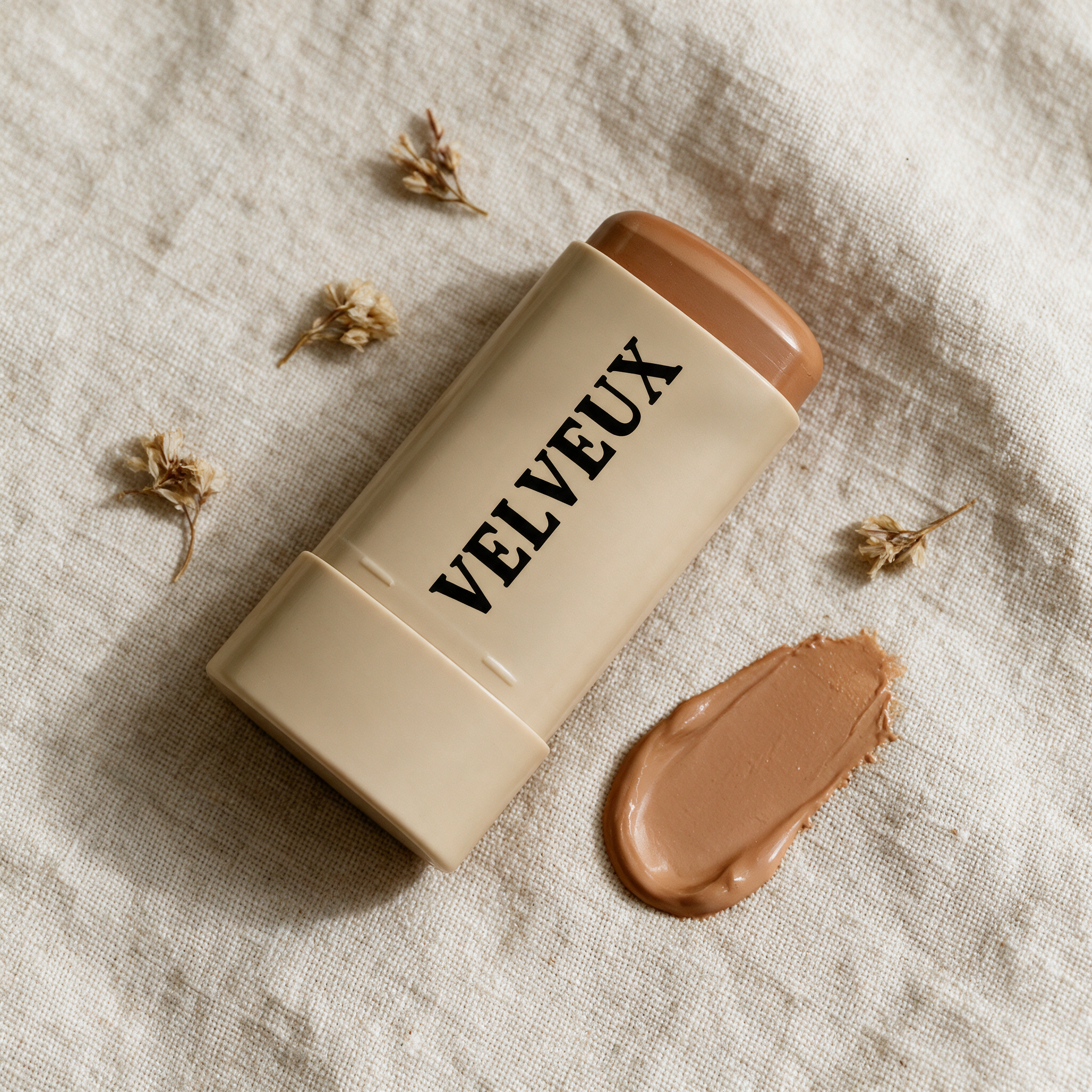 Velveux Skin Tint Balm flatlay
