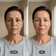 Voor en na: gladdere huid en gelijkmatiger teint