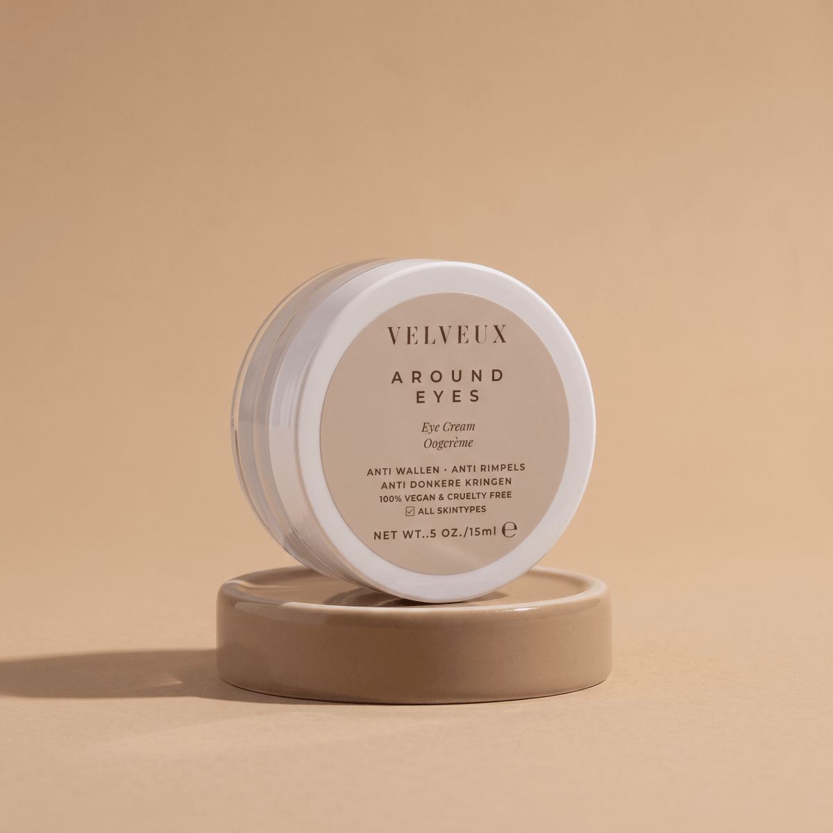 Oogcrème tegen wallen en oogzakjes | best getest 2025 - VelveuxNL - 8720256752189 - Vegan en Natuurlijke skincare routine's