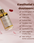 Sparkling Roses - natuurlijke gezichtsolie - rozenolie gezicht - Velveux - 8720256752165 - Vegan en Natuurlijke skincare routine's